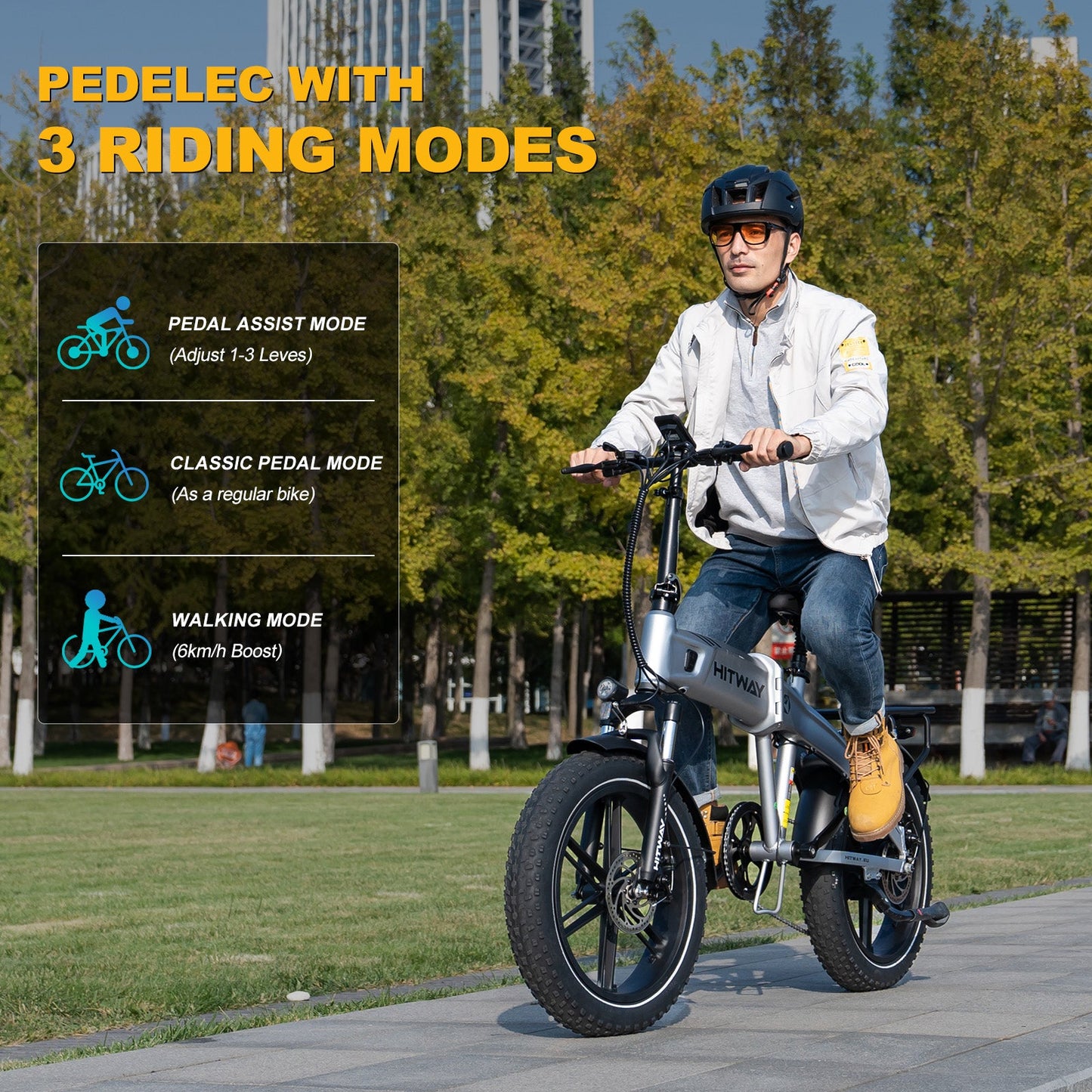 HITWAY - BK36 Folding Electric Bike
