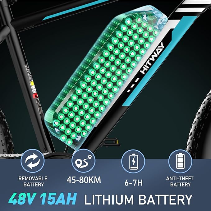 HITWAY - BK15 4.0 Fat Tire Electric Bike