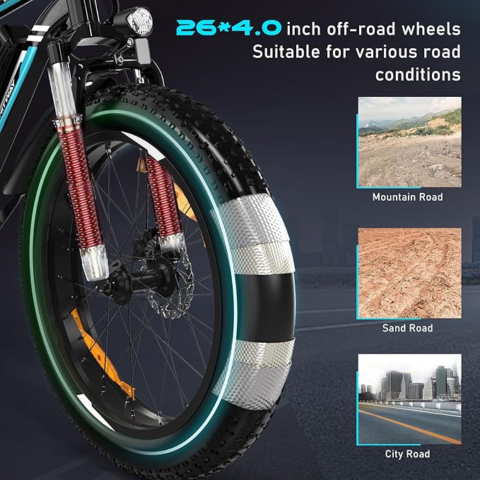 HITWAY - BK15 4.0 Fat Tire Electric Bike