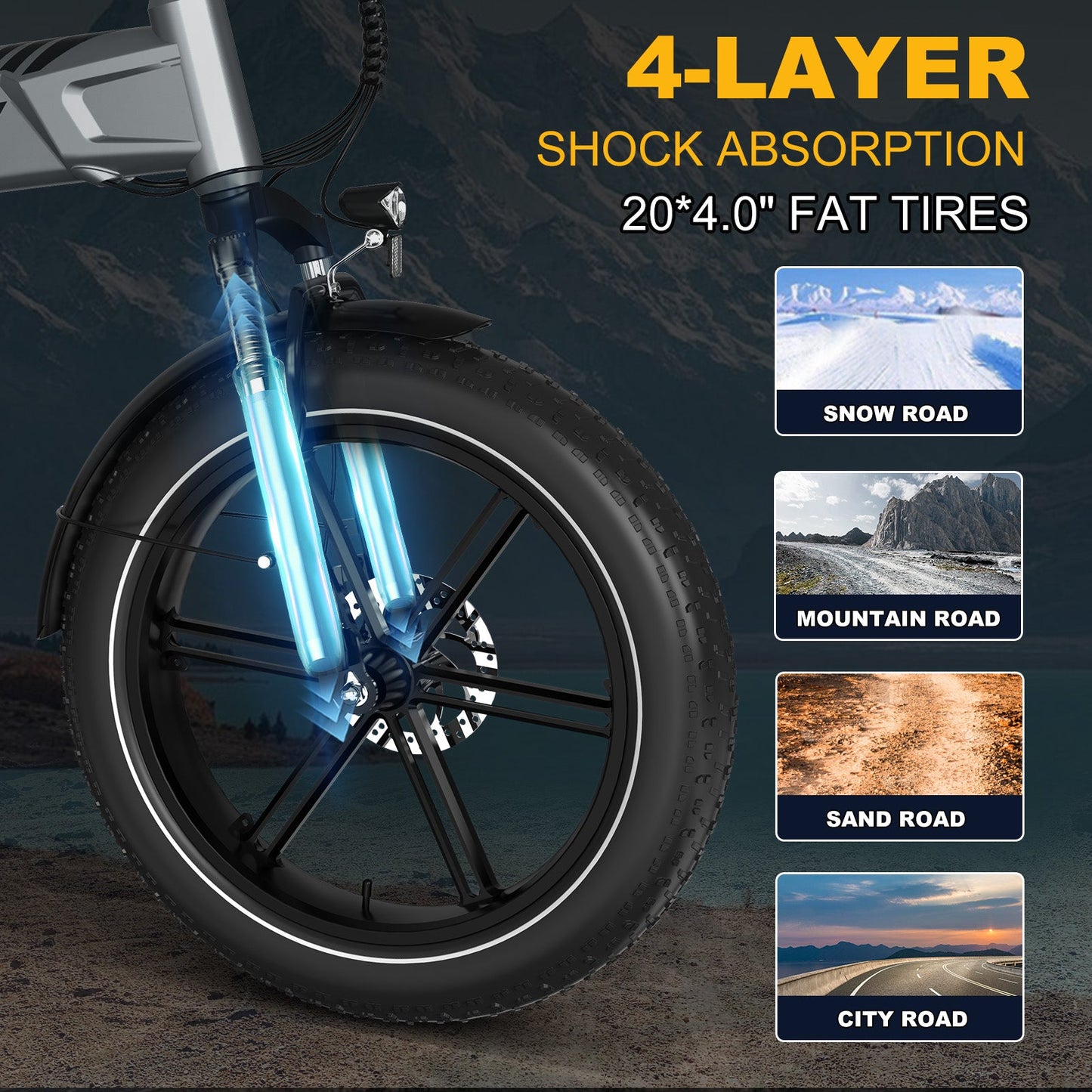 HITWAY - BK36 Folding Electric Bike