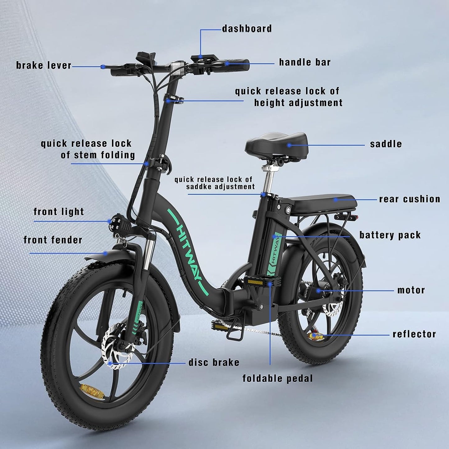 BK6S Folding Electric Bike
