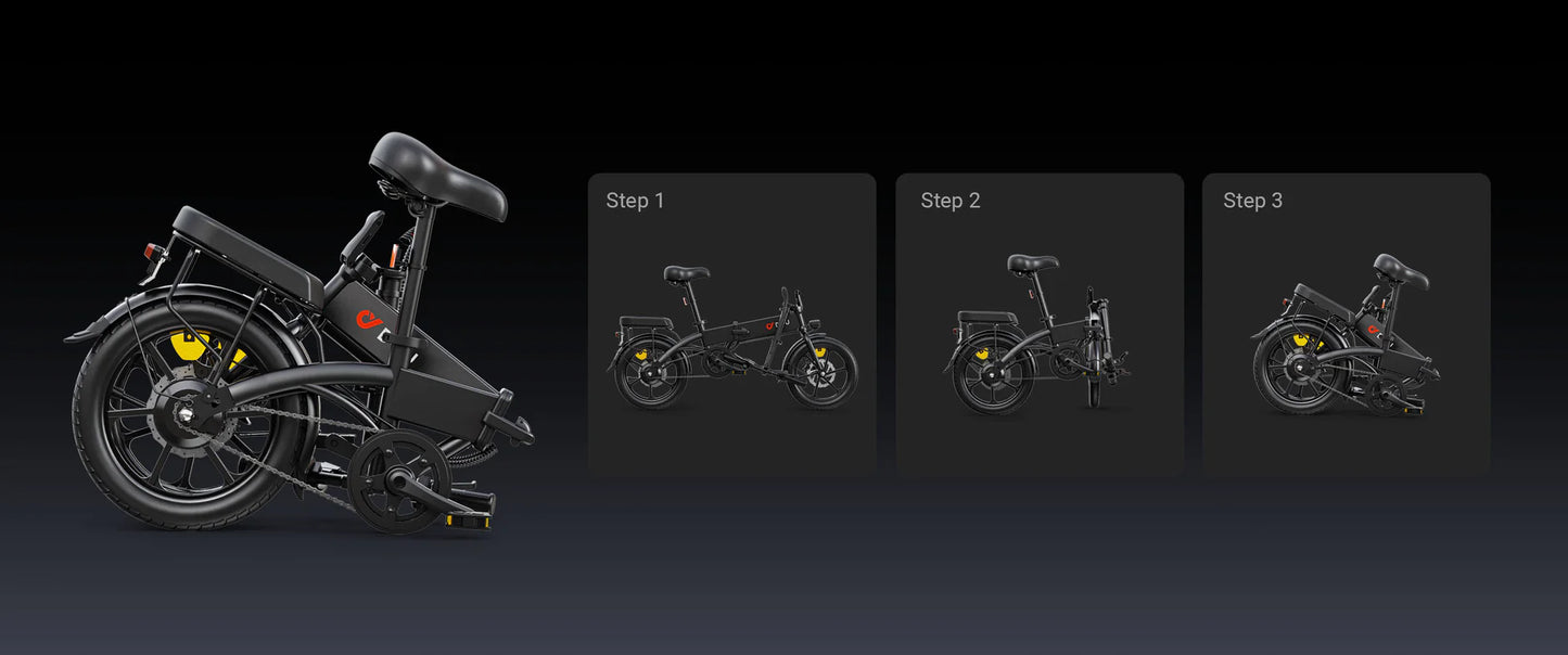DYU A1F Pro 16 Inch Folding Electric Bike