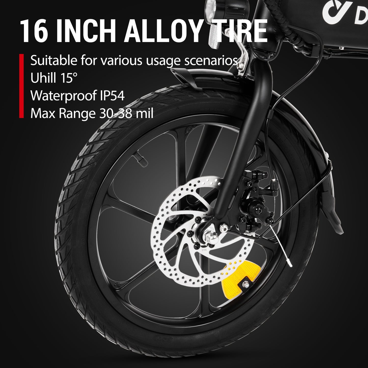 DYU A1F 16 Inch Folding Electric Bike