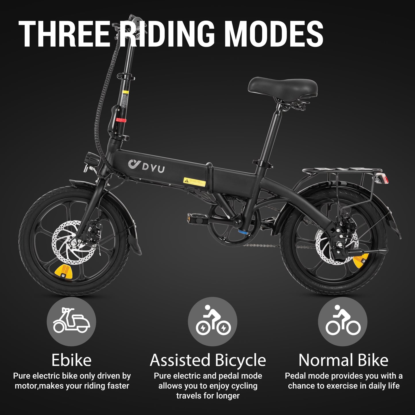 DYU A1F 16 Inch Folding Electric Bike