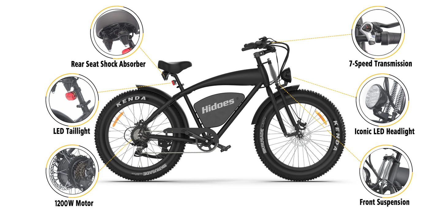 Hidoes B3 - Fat Tyre Electric Bike