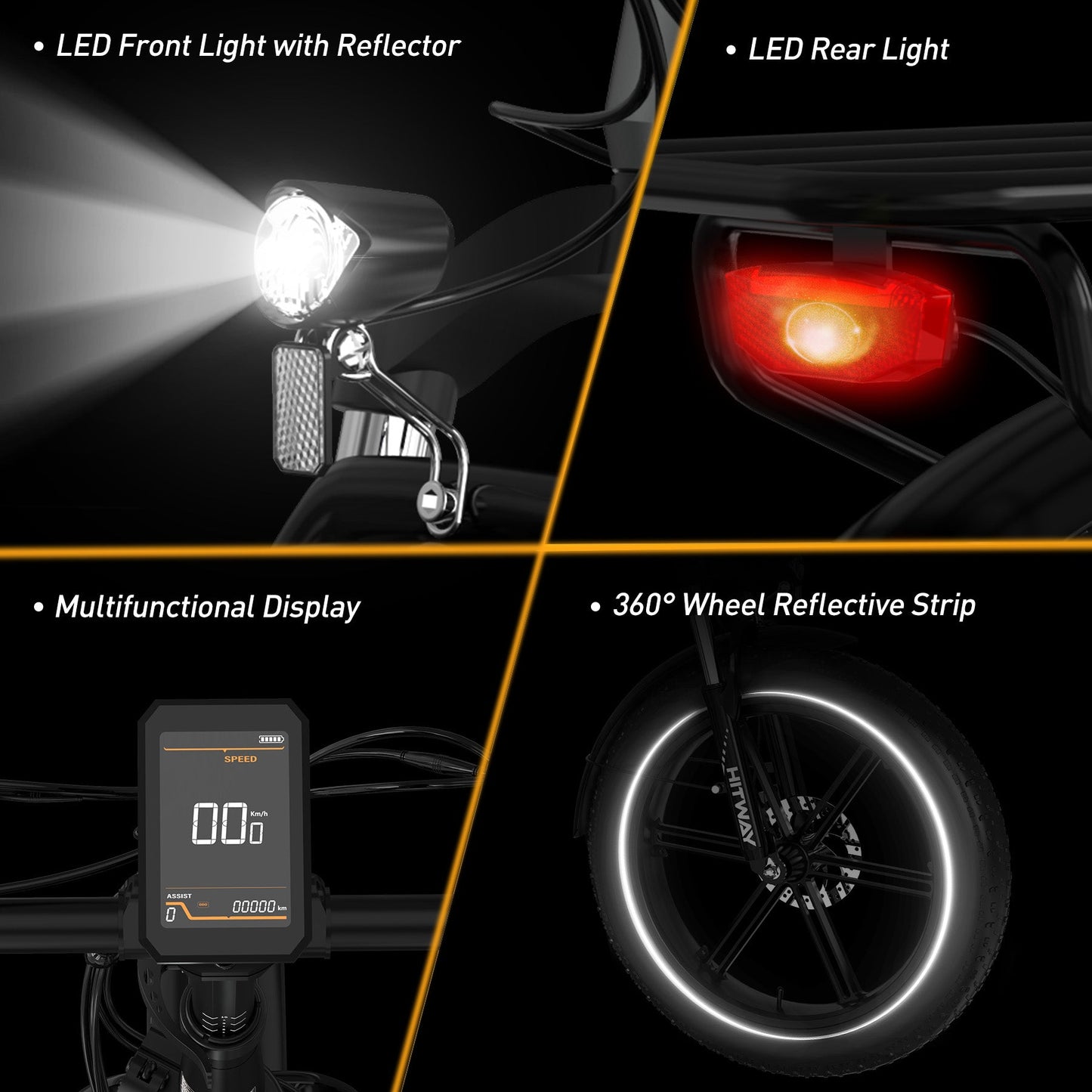HITWAY - BK36 Folding Electric Bike