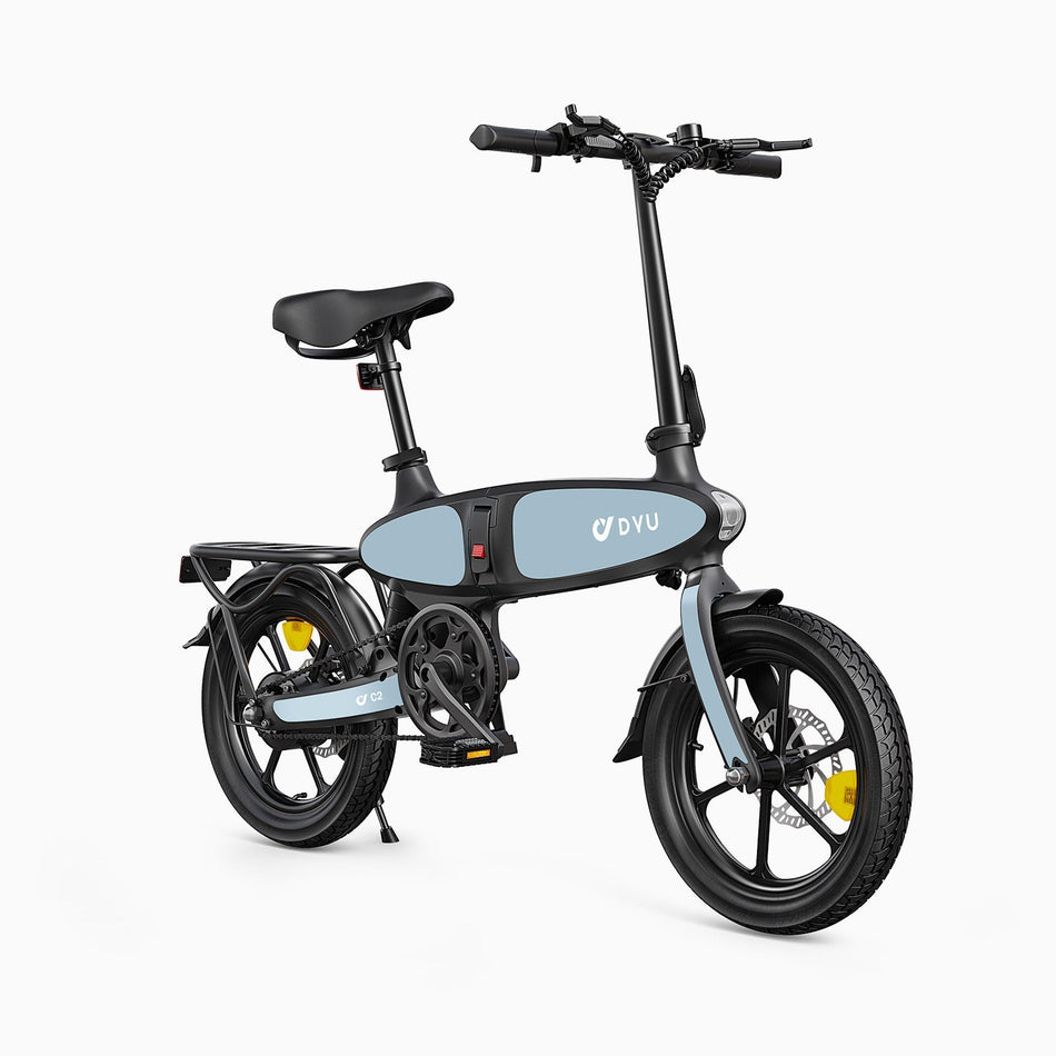 DYU C2 16 Inch Full Folding Electric Bike - New 2026 Model