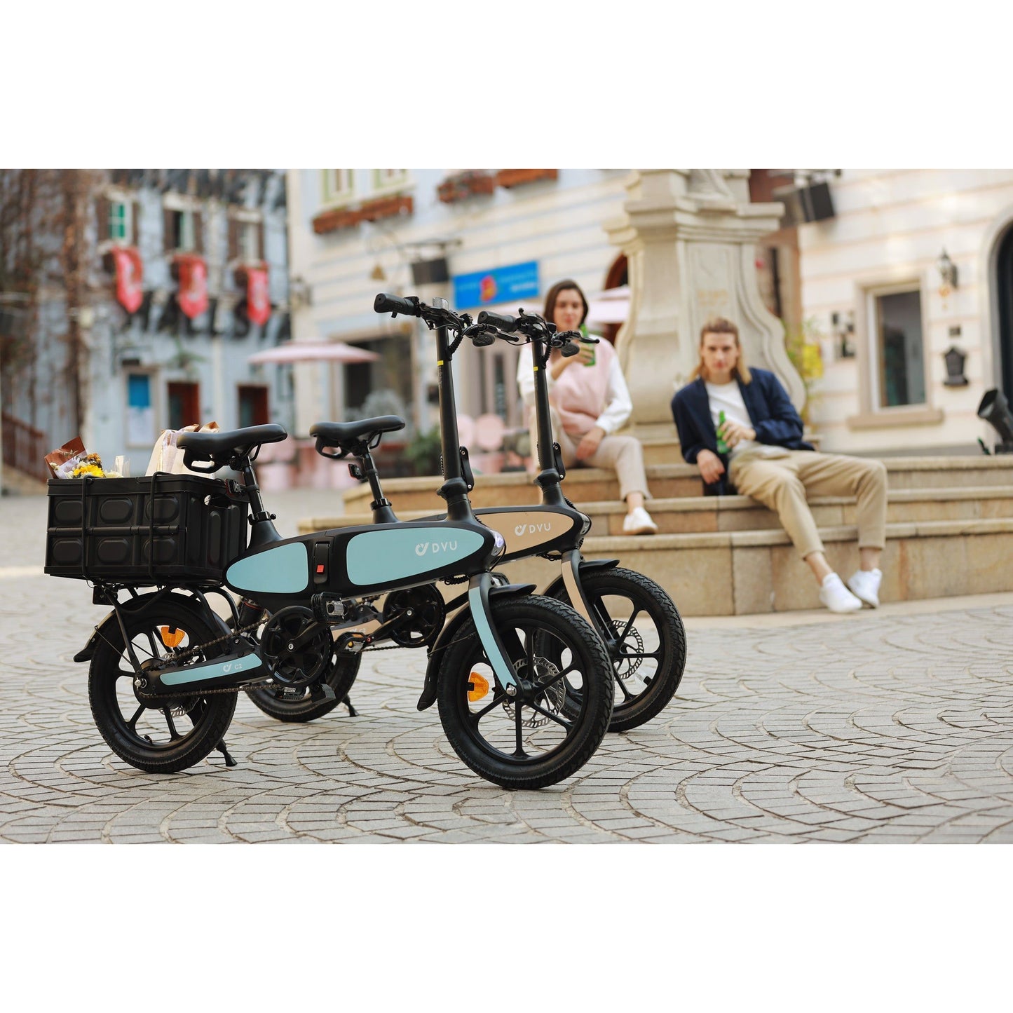DYU C2 16 Inch Full Folding Electric Bike