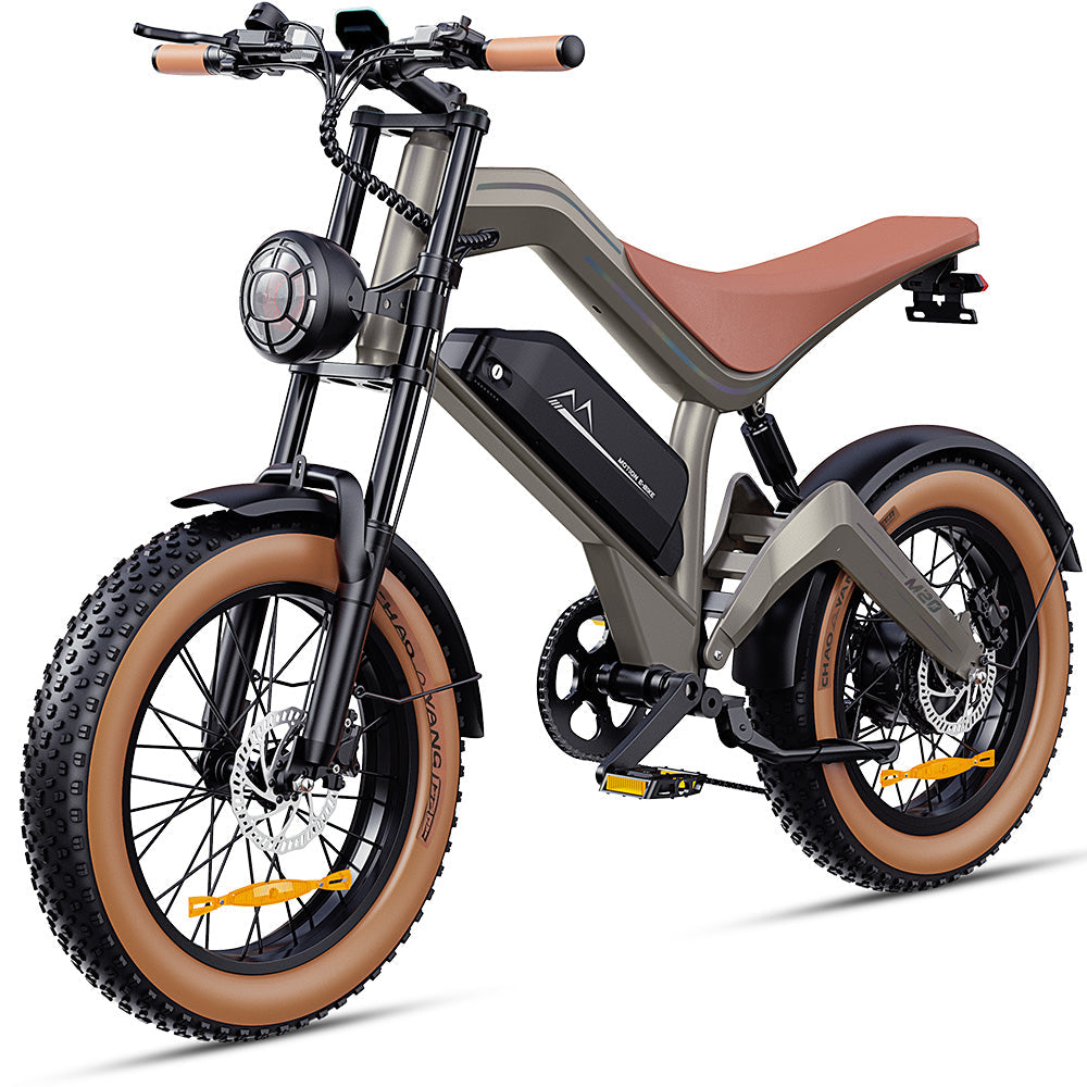 DYU M20 Electric Bike UK | 250W Long Range Fat Tyre E-Bike
