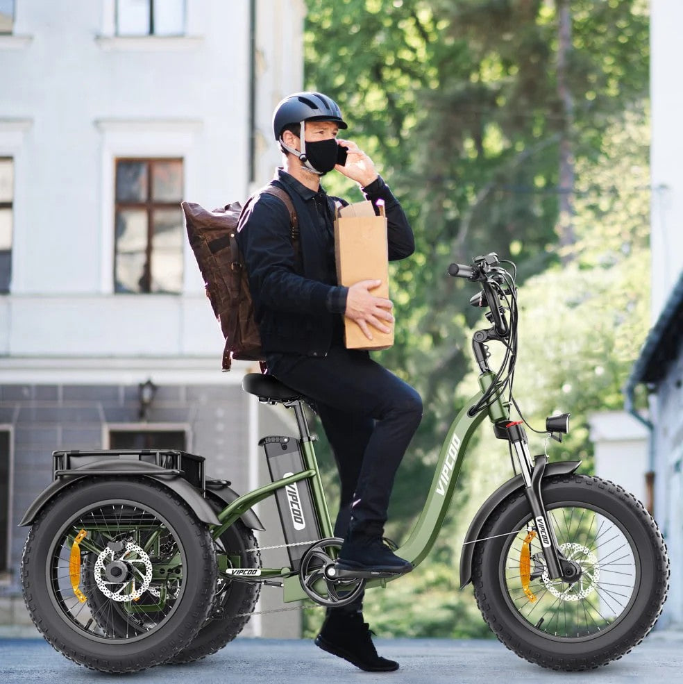 VIPCOO ET1 Fat Tire Electric Tricycle