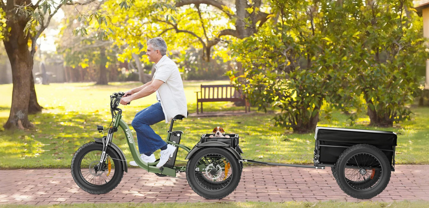 VIPCOO ET1 Fat Tire Electric Tricycle
