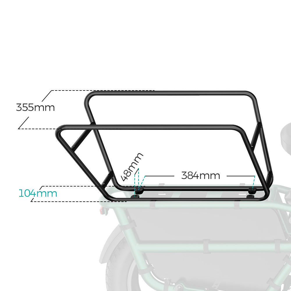 Fiido T2 Child Guardrail with Seat Cushion — view 3