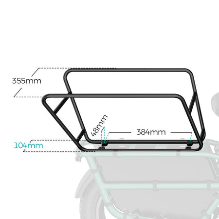 Fiido T2 Child Guardrail with Seat Cushion — view 3
