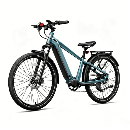 Cycrown DREMAX high-step commuter electric bike in blue
