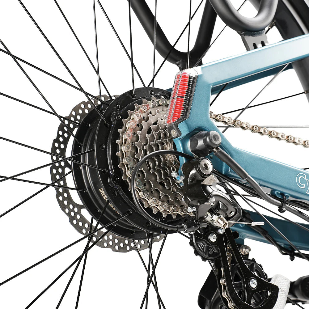 Cycrown DREMAX Shimano eight-speed drivetrain and rear hub motor