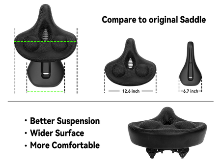 FREESKY Oversized Comfortable Saddle – product image 3