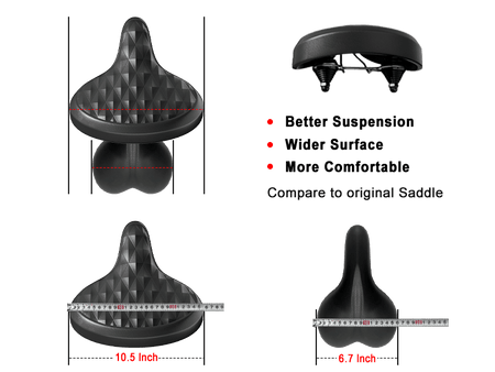 FREESKY Oversized Comfortable Saddle – product image 6