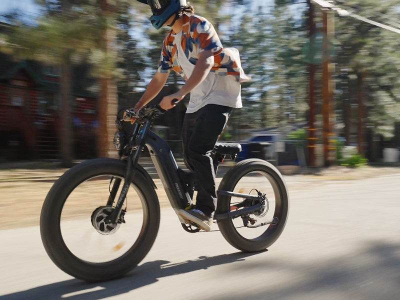 FREESKY Warrior Ultra M-530 60V electric mountain bike, trail image
