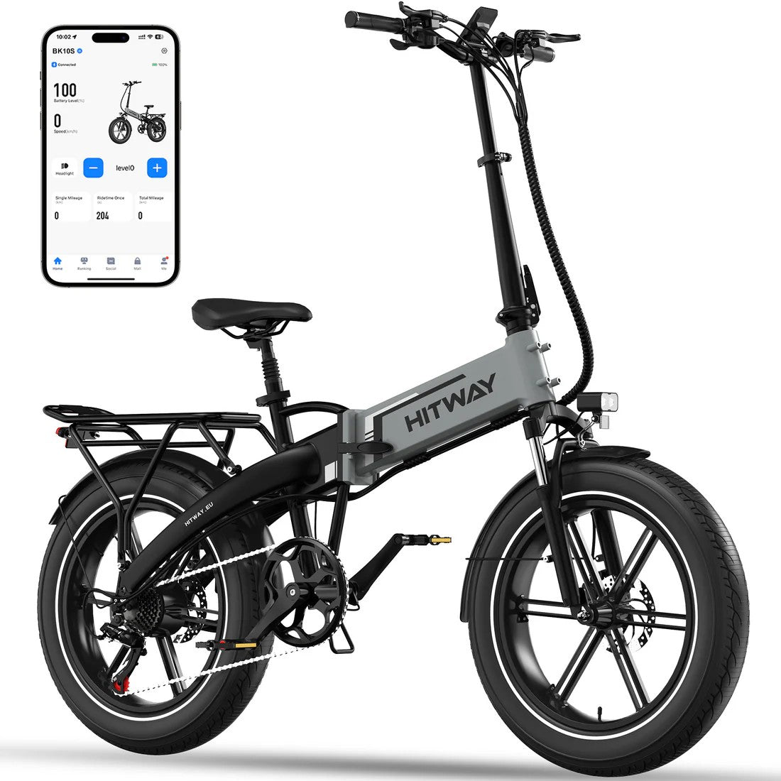 HITWAY - BK10S Folding Electric Bike