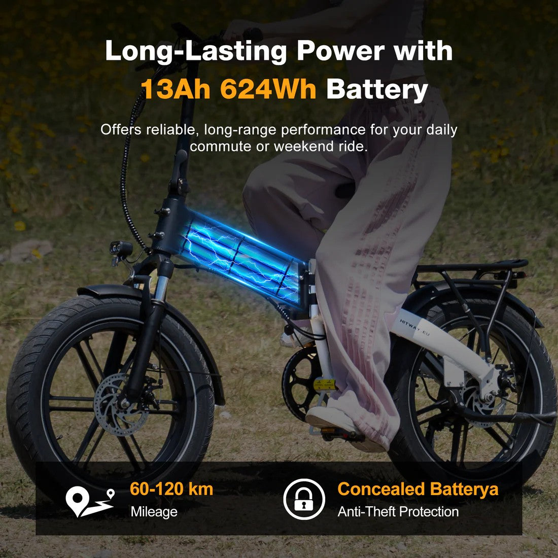 HITWAY - BK10S Folding Electric Bike