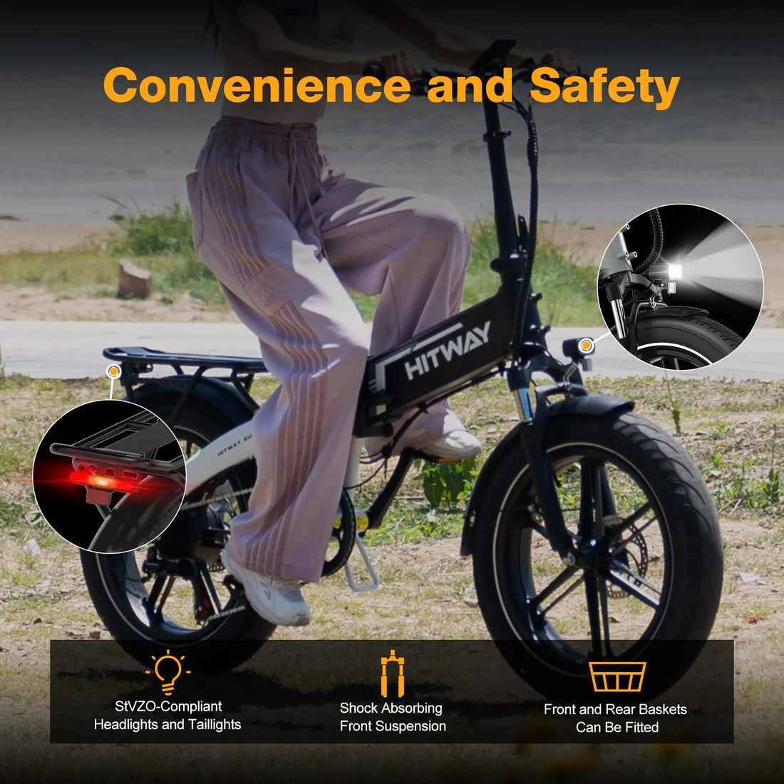 HITWAY - BK10S Folding Electric Bike
