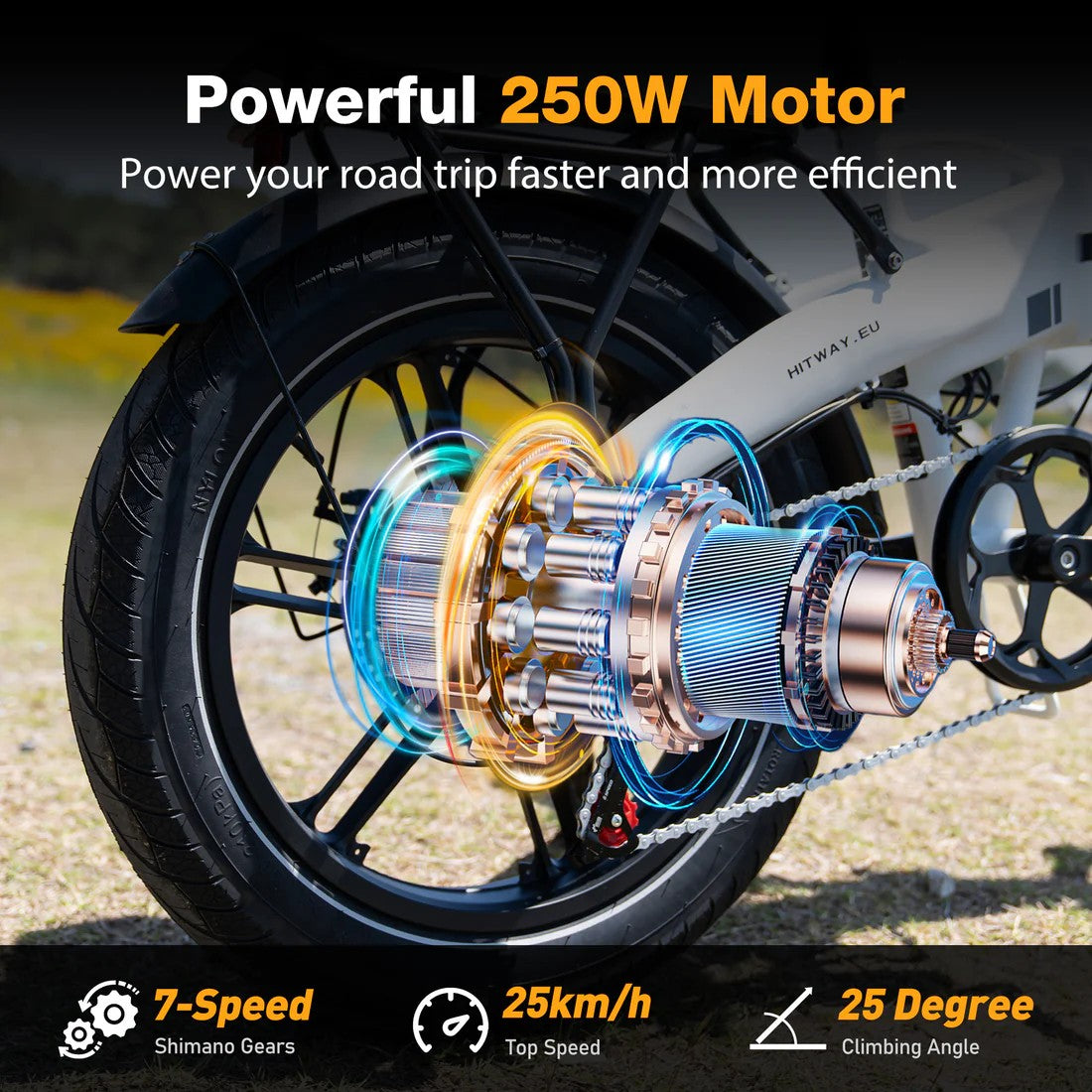 HITWAY - BK10S Folding Electric Bike