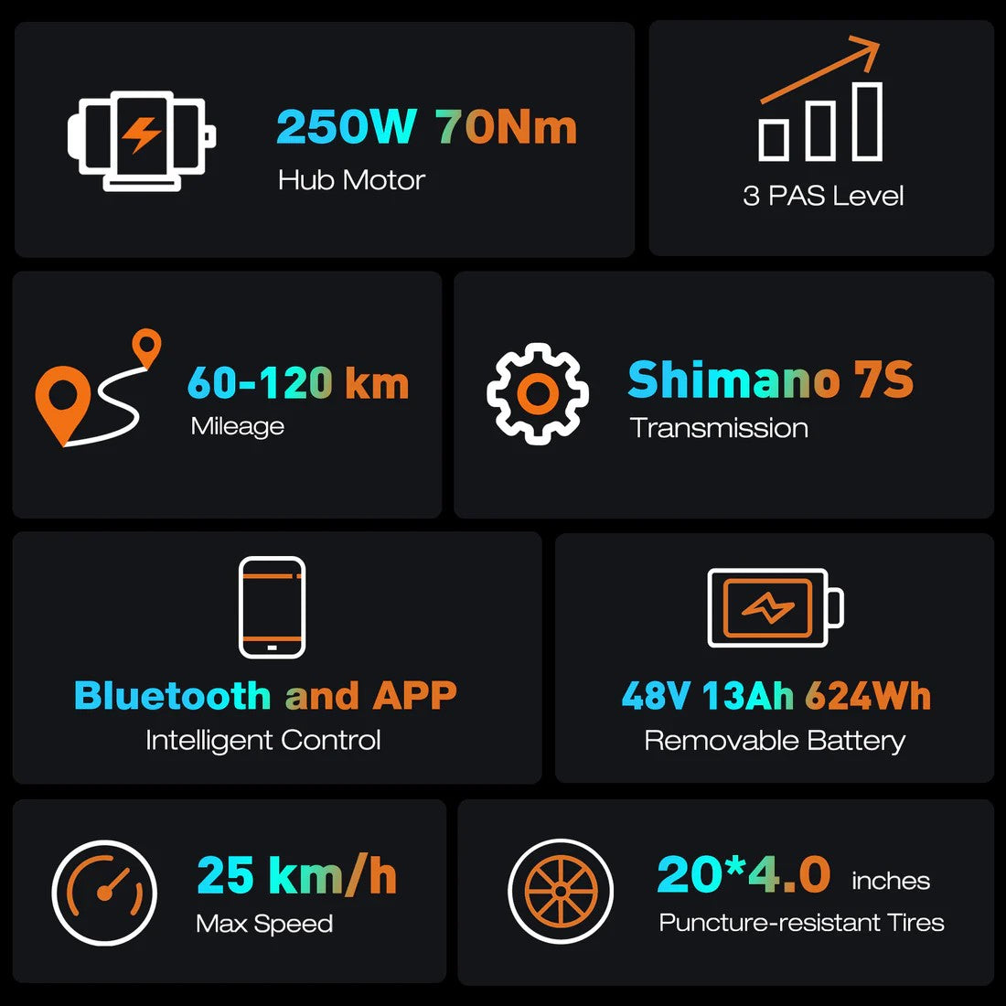 HITWAY - BK10S Folding Electric Bike