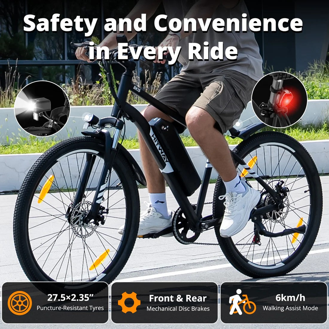 HITWAY - BK15 Pro 27.5 inch Electric Bike