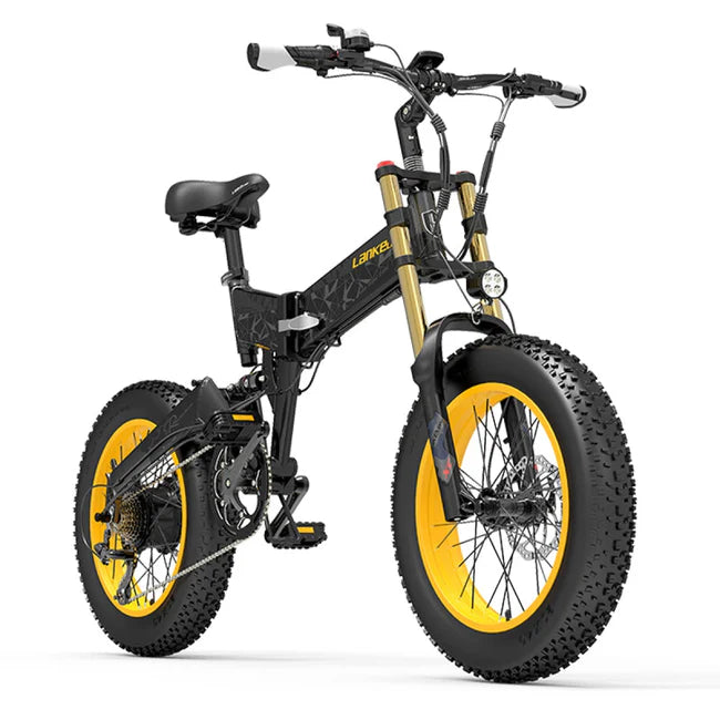 LANKELEISI X3000Plus-UP 20 Inch 4.0 Fat Tire Snow E-Bike