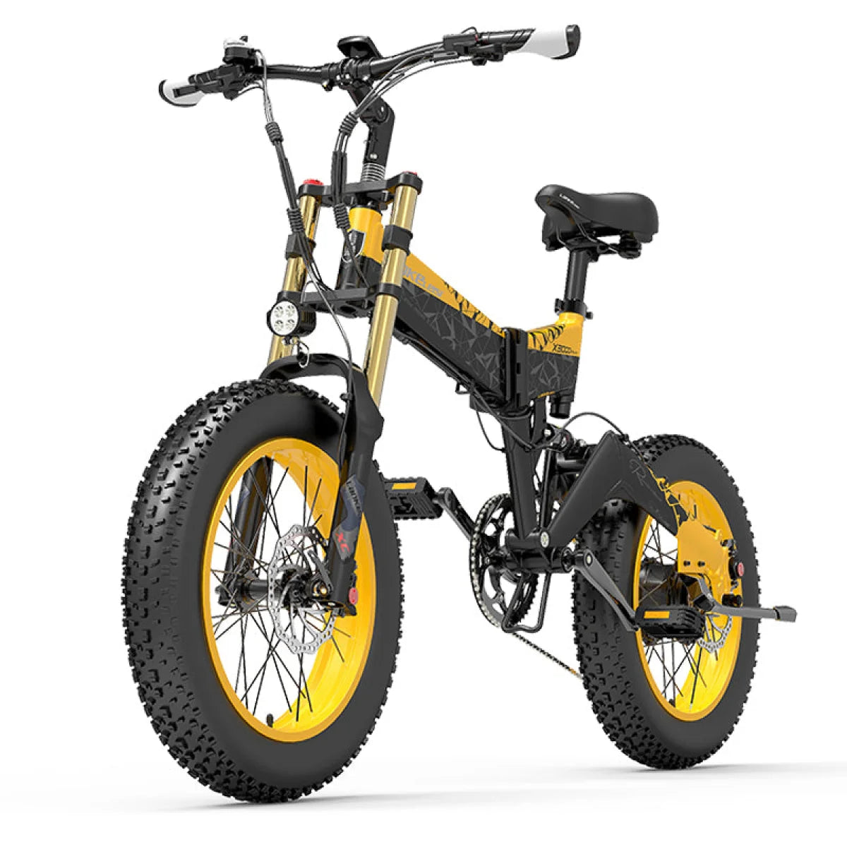 LANKELEISI X3000Plus-UP 20 Inch 4.0 Fat Tire Snow E-Bike